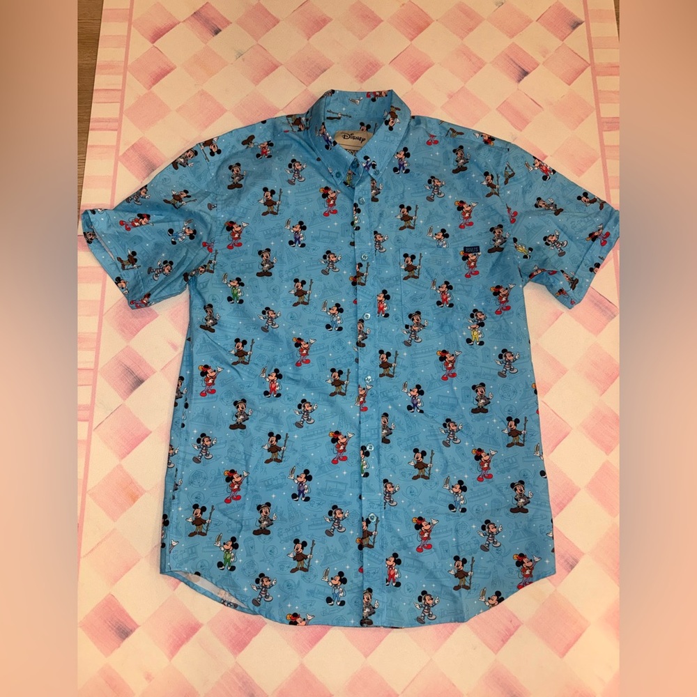 2025 Disney Parks RSVLTS Magic Kingdom Mickey Mouse Shirt Men’s Size L